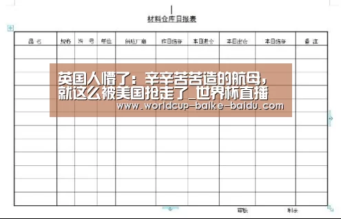2026世界杯赛程