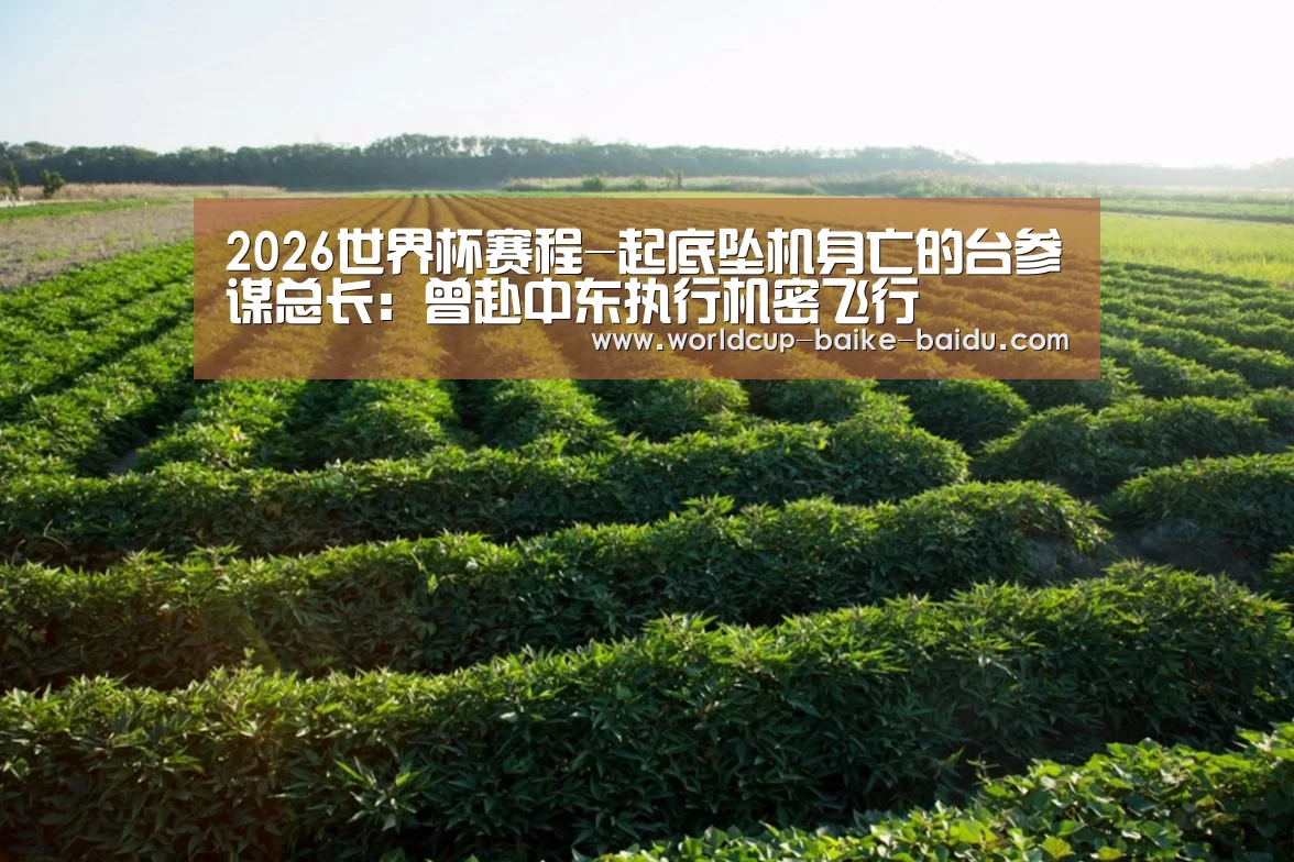 2026世界杯赛程-起底坠机身亡的台参谋总长:曾赴中东执行机密飞行(图2) 2026世界杯赛程